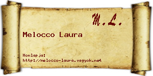 Melocco Laura névjegykártya